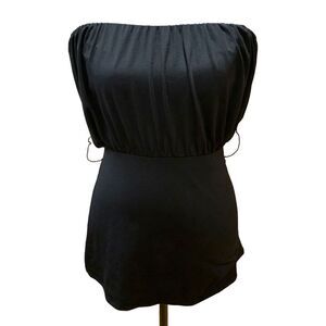 Marciano by Guess Blouson Blouse, Strapless, Black‎